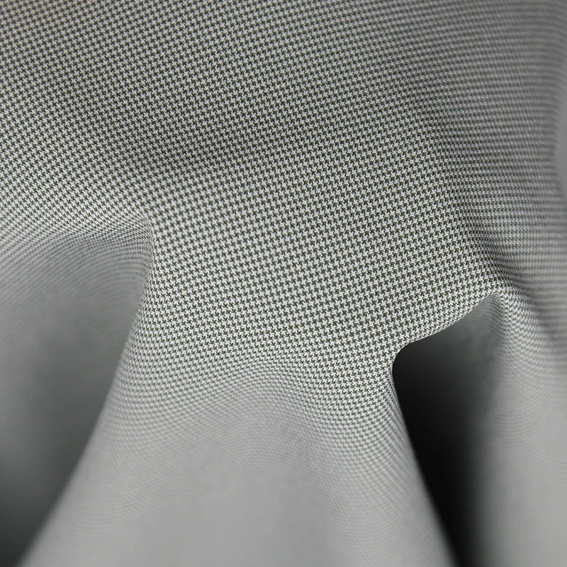 
Manufactory Customized Mini Houndstooth Poly Spandex Dobby For Dusty Coat 