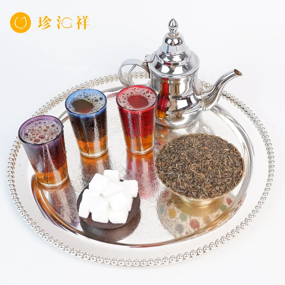 Chunmee Green tea 9675 delivered quickly Favourable price Classic tea beverage Chinese supplier