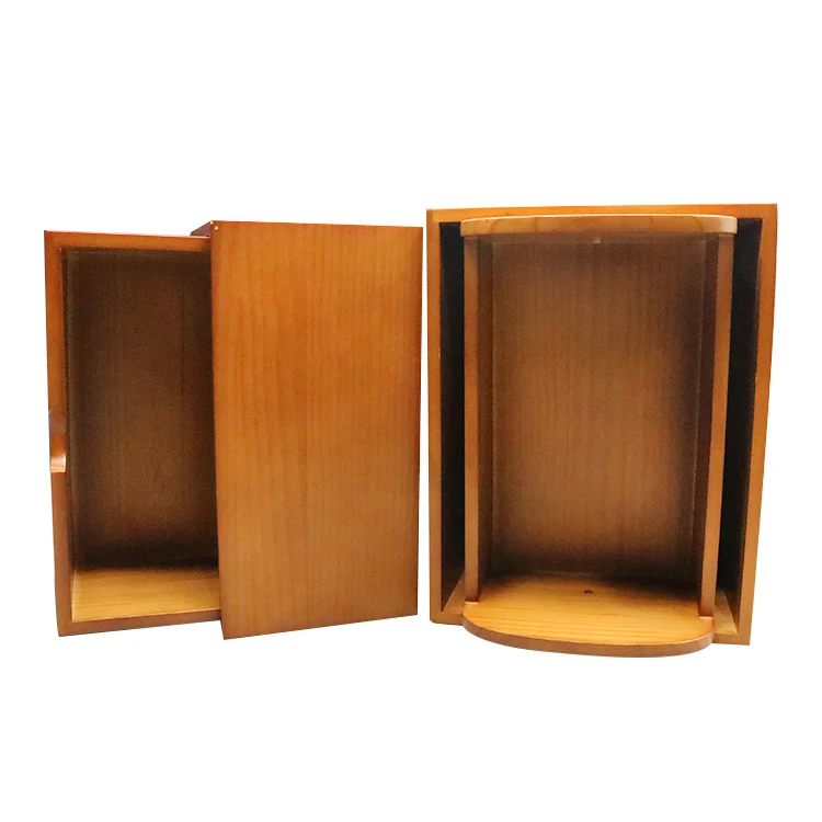 Конкурентоспособная цена высокое качество выдвижной ящик вина упаковывая коробка для бутылки вина