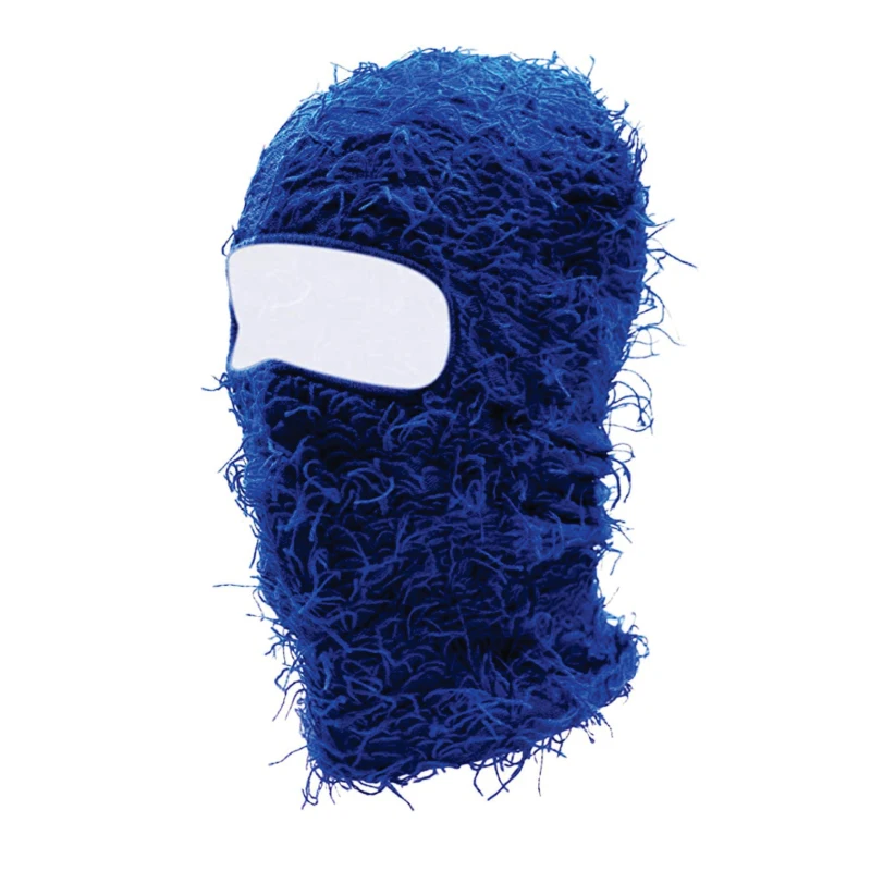 Storm Distress Ski Mask One Hole Knitted Balaclava with Custom Logo