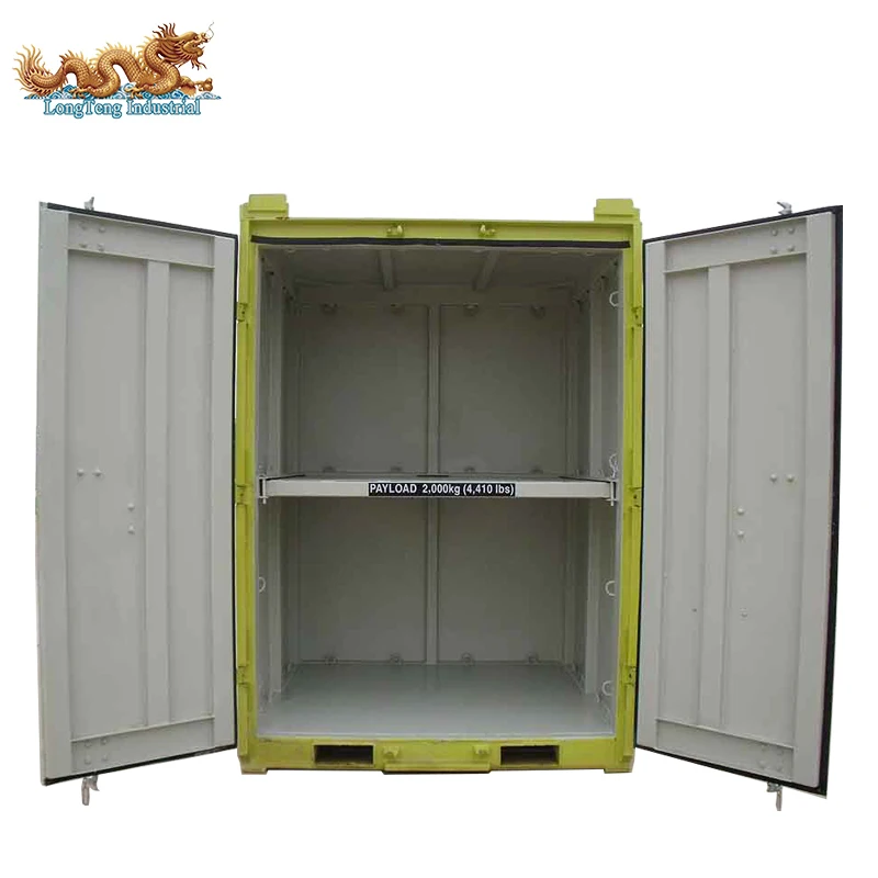 LR Сертифицированный мини сухой контейнер 5 футов DNV морской контейнер
