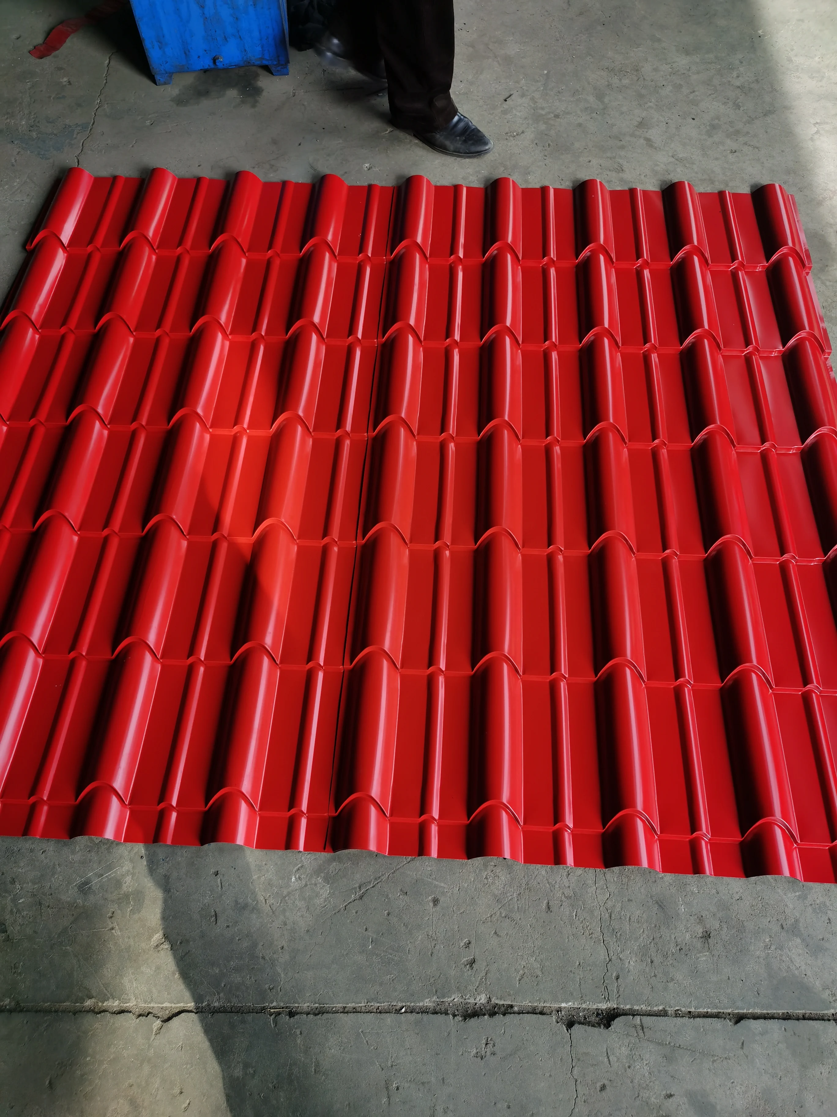 Automatic Metal Glazed Tile Making Machinery Colored Steel Sheet Roofing Roll Forming Machine Roof Making Machine