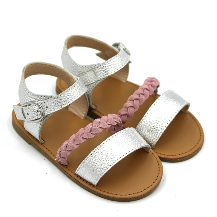 
Wholesale Customize School Type Genuine Leather Sandal Shoes For Kids Girl 