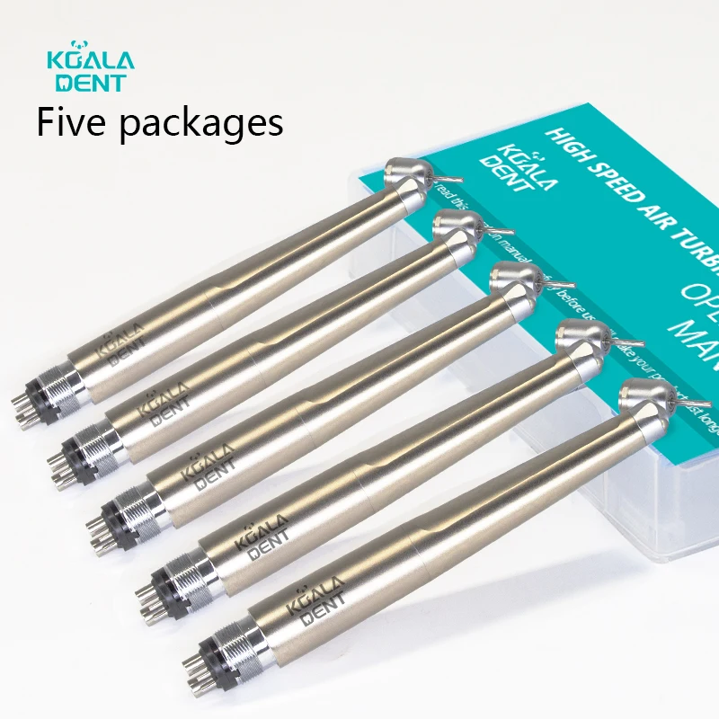 5 pcs LED 45 degree high speed dental handpiece for impacted teeth