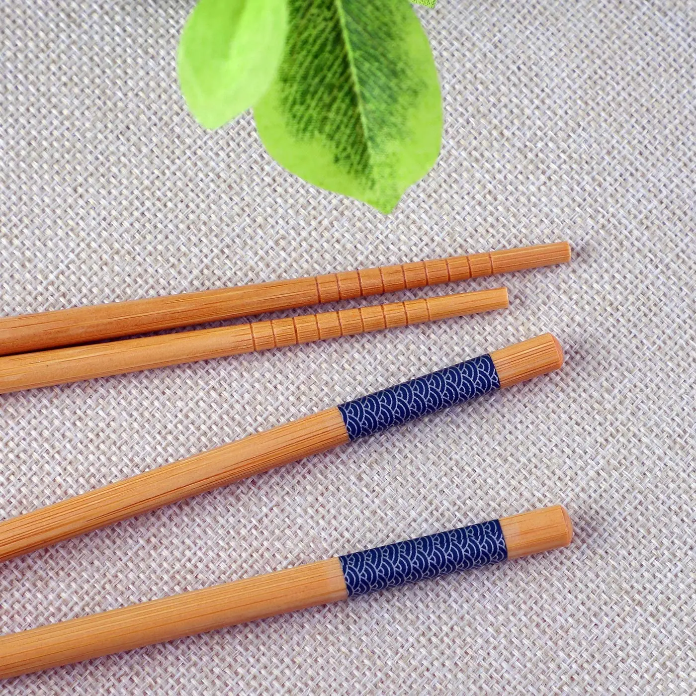 5 Pairs Bamboo Chopsticks Reusable Japanese Style Chopstick Gift Sets Classic Natural Bamboo Chop Sticks Dishwasher Safe