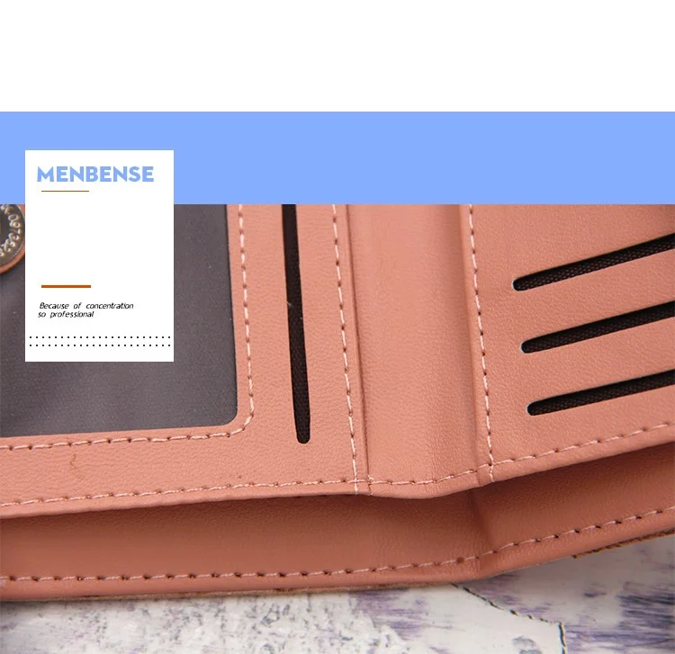 2020 New Large Capacity Women short Wallet with Wristband, Patchwork Synthetic Leather Zipper Wallet Phone Case for Women