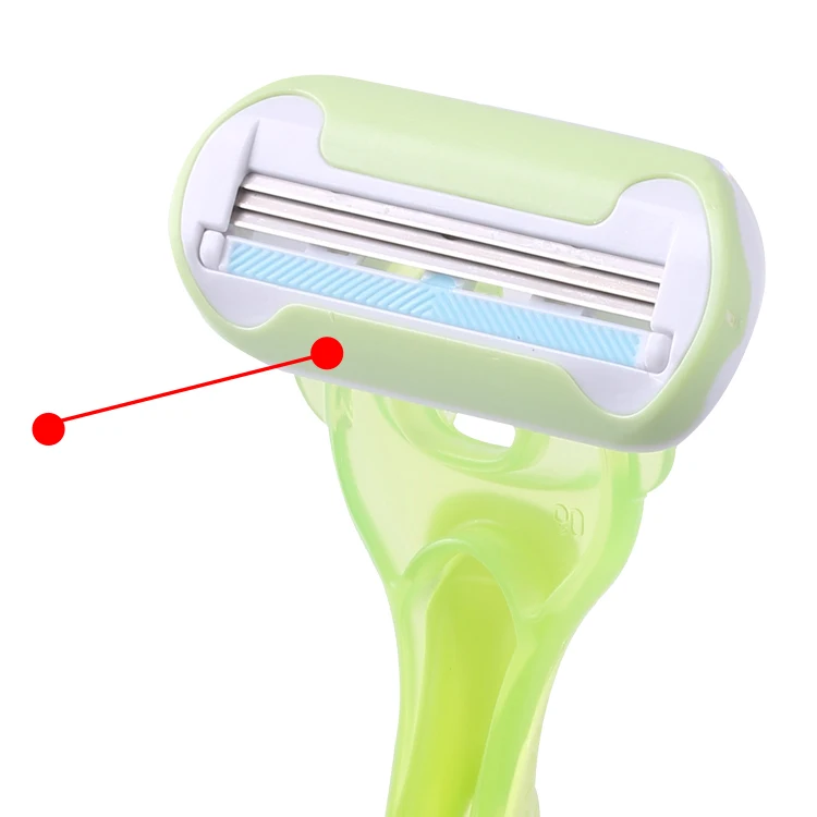 GOODMAX Customization Wholesale Triple Blade Razor for Lady 3 blade Shaving Razor for Women