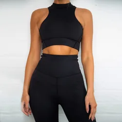 High Impact Seamless Ombre Sports Wear Women Sexy Bra Panty Clothes Yoga Sets Fitness