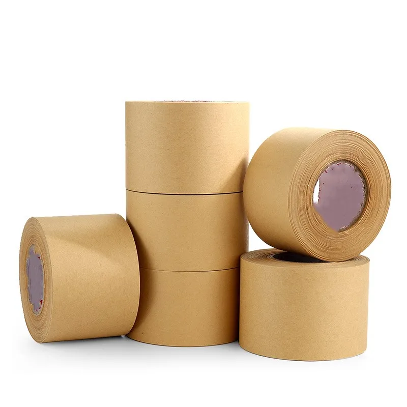 Recyclable Water Activated  Kraft Paper Sealing Tape for carton sealing