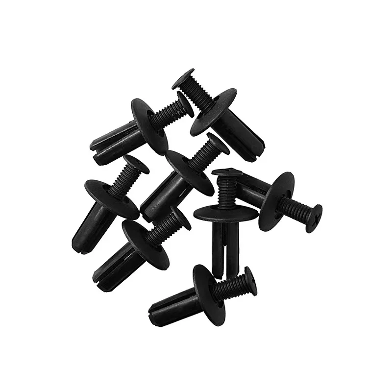 Factory supply black long screw clips black panel clips automotive plastic clips rivets universal in the car