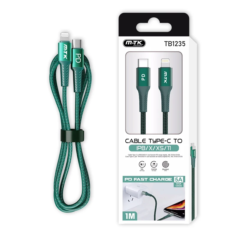 USB C To Lightning Fast Charging Cable For Iphone 12 Ipad