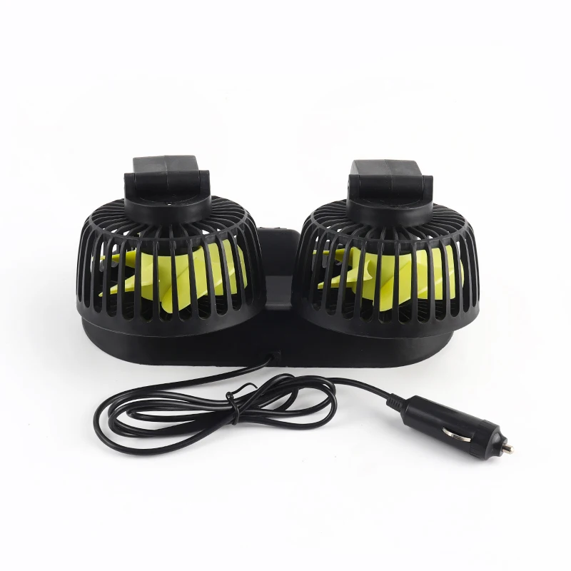 Widely Used Superior Quality Battery Car Fan Double Car Ac Vent Fan