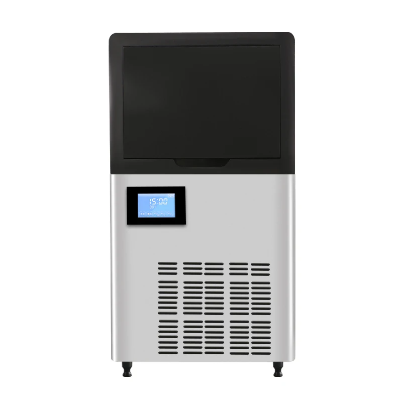 Stainless Steel Small Square Ice Block Machine 25kg Daily Capacity Commercial Spray Style Ice Block Making Machine