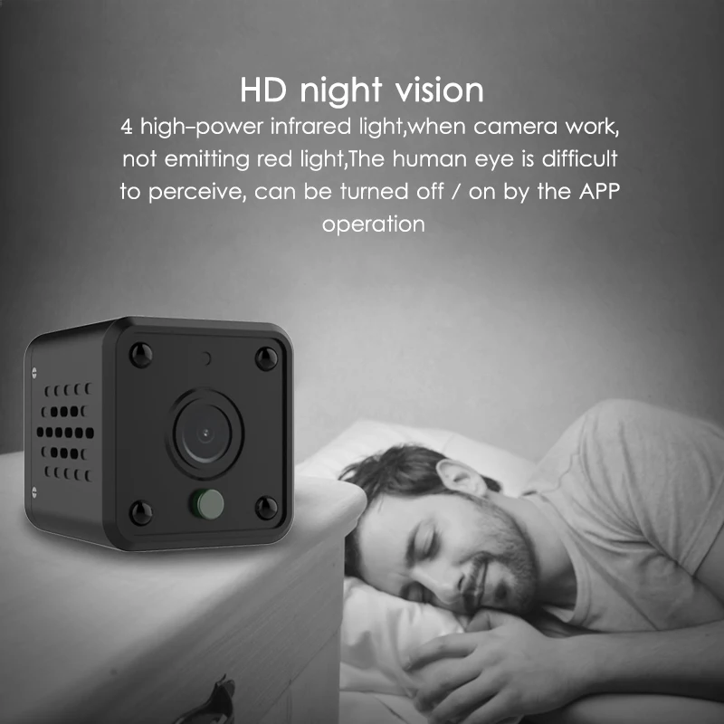 Howell wholesale HD  Micro  Camera Tuya Wireless IP P2P Infrared Night Vision WJ01 1080P camera