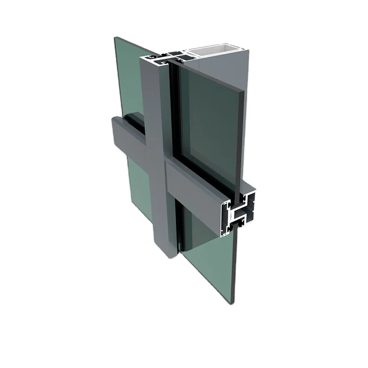 Great aluminum extrusion curtain wall profile curtain wall profile  in construction