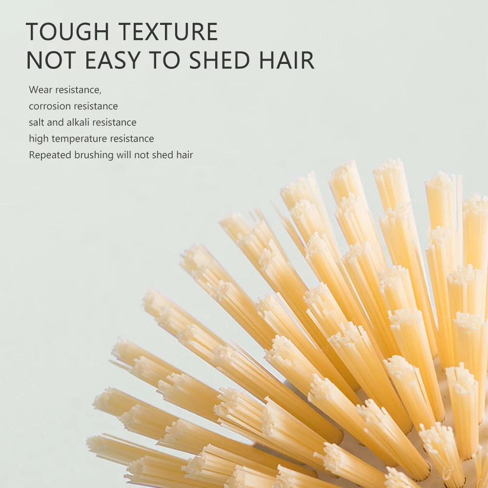 Kitchen Bathroom Tableware Cleaning Plant Based Bamboo Brush