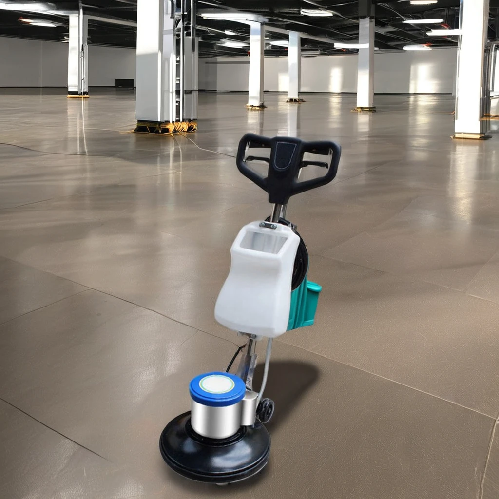 17inch 175rpm Multi Function Hand Push Commercial Automatic Carpet Cleaning Washer Equipment Machine Electric Floor  Scrubber