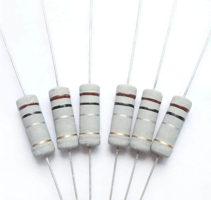 High quality MOF 1/8W 1/6W 1/4W 1/2W 1W 2W 3W 5W metal oxide film fixed resistance 0.33 ohm resistor
