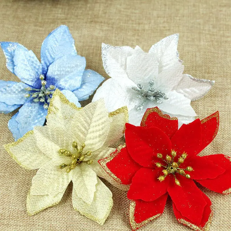 Hot Sale Simulation Christmas Flower Tree Garland Accessories Decoration Cane