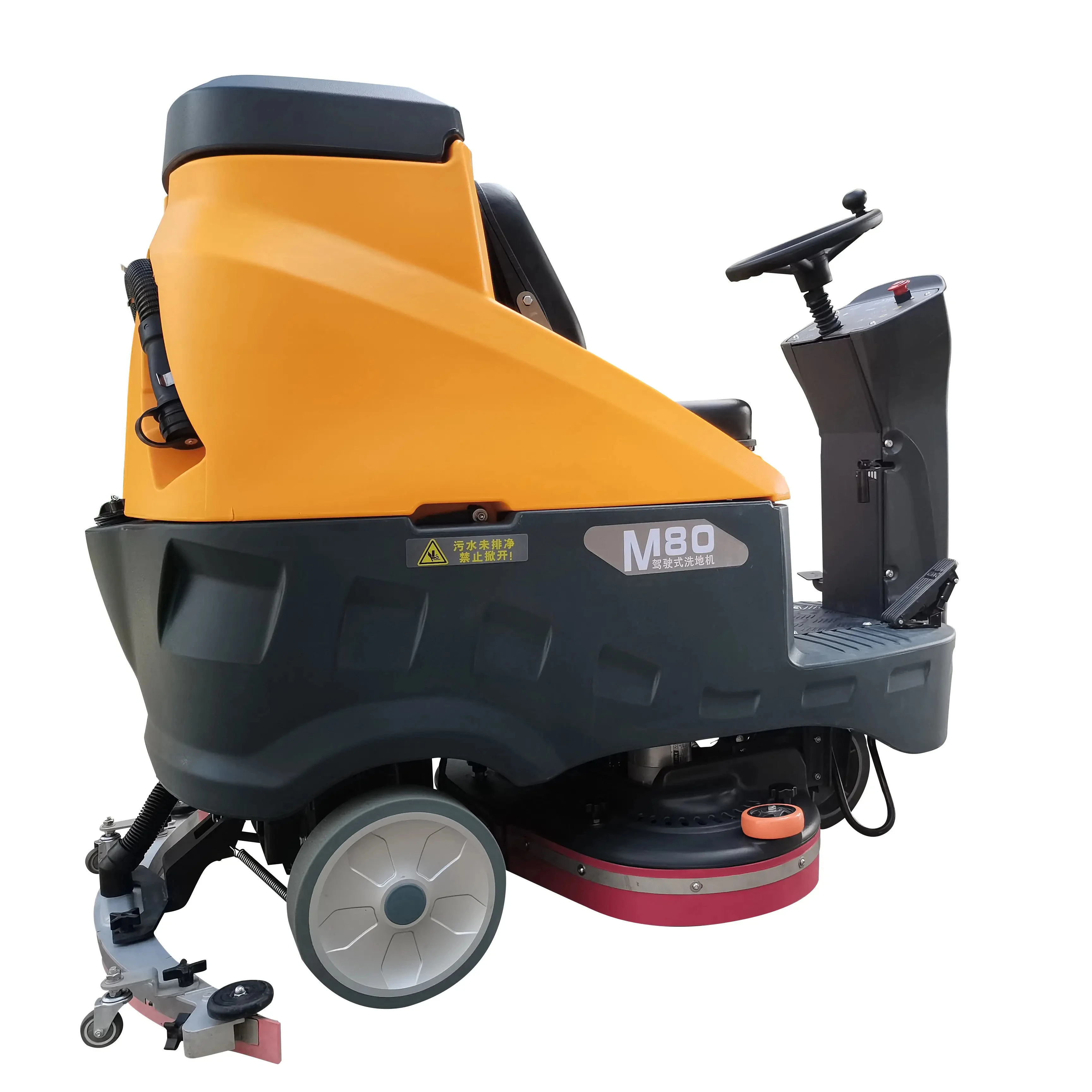 Ride On Floor Cleaner Machine Road Sweeper Industrial Electric Street Sweeper