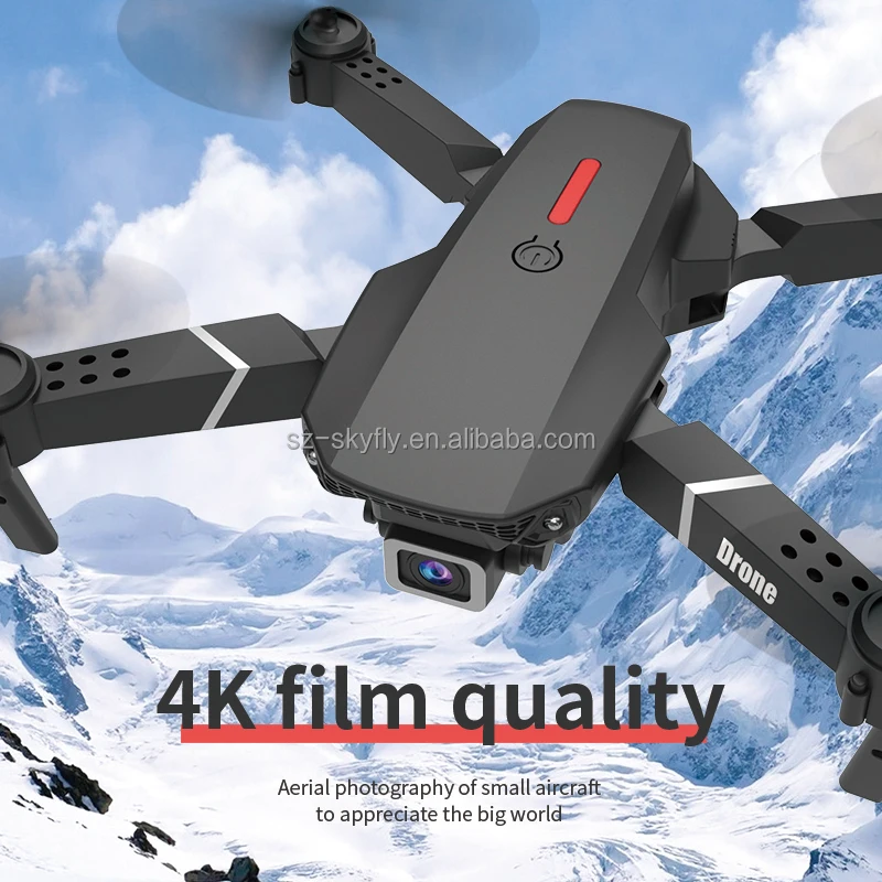 JHD E88 Pro Drone 4k Profesional HD 4k Rc Airplane Dual Camera Wide Angle Head Remote Quadcopter Airplane Toy Helicopter dron