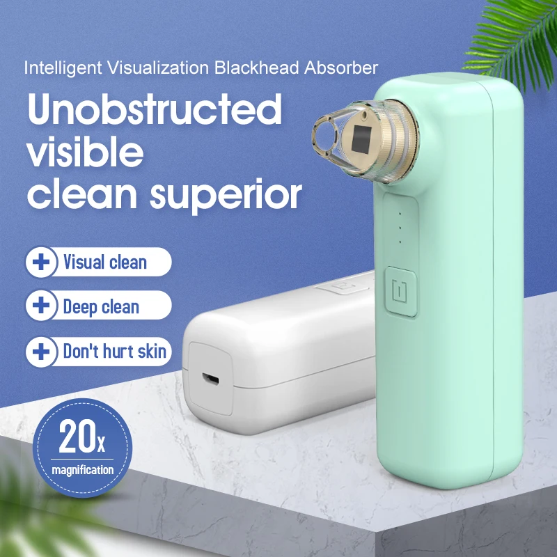  Electric Acne Clarifier Visualized Blackhead Sucker for Personal Facial Deep