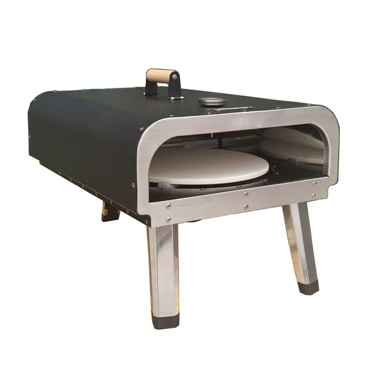 Warmfire modern design pizza oven gas with rotate stone outdoor pizza oven