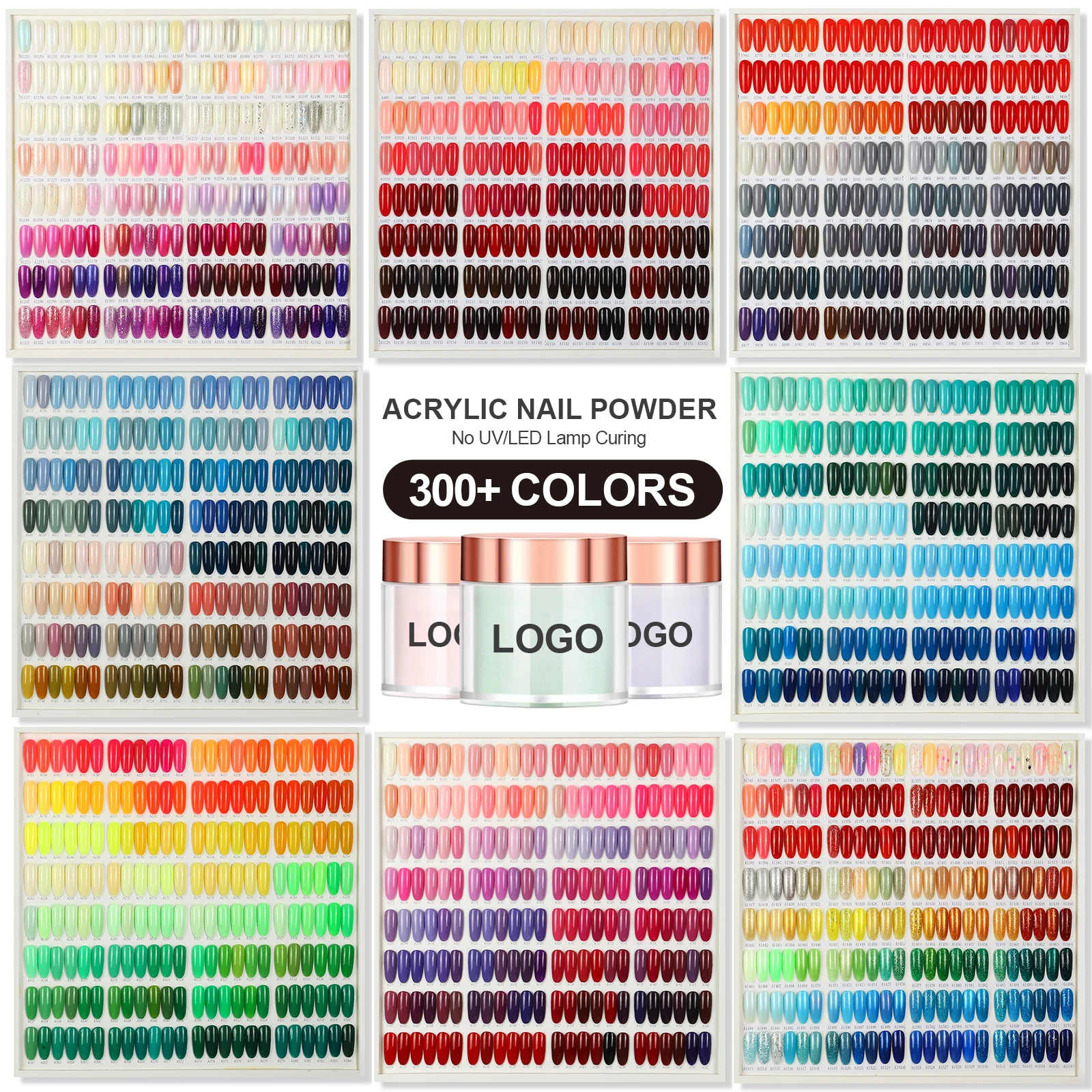 Acrylic Powder OEM Wholesale Nail Supplies Buttery Smooth Nude Clear Polymer Powder Nail Custom Logo Powder forNail Extension