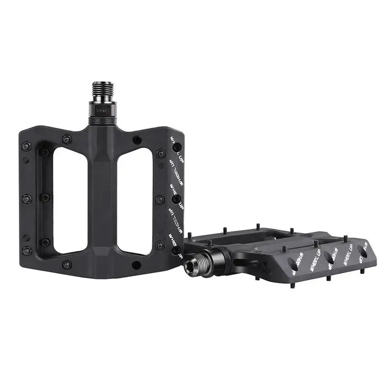 
WHEEL UP MTB Mountain Bike Pedal High Quality Nylon Fiber Closed 2 Bearing Non-slip Bicycle Pedals Fixed Gear Bike Pedal 