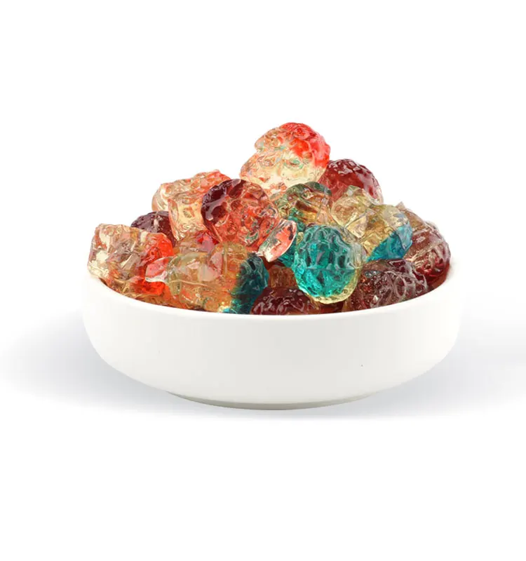 Chinese Sweets Halloween Halal Fruit Flavor Skeleton Gummi Skulls Candy 4D 3D Custom Gummy Candy Bulk Candy