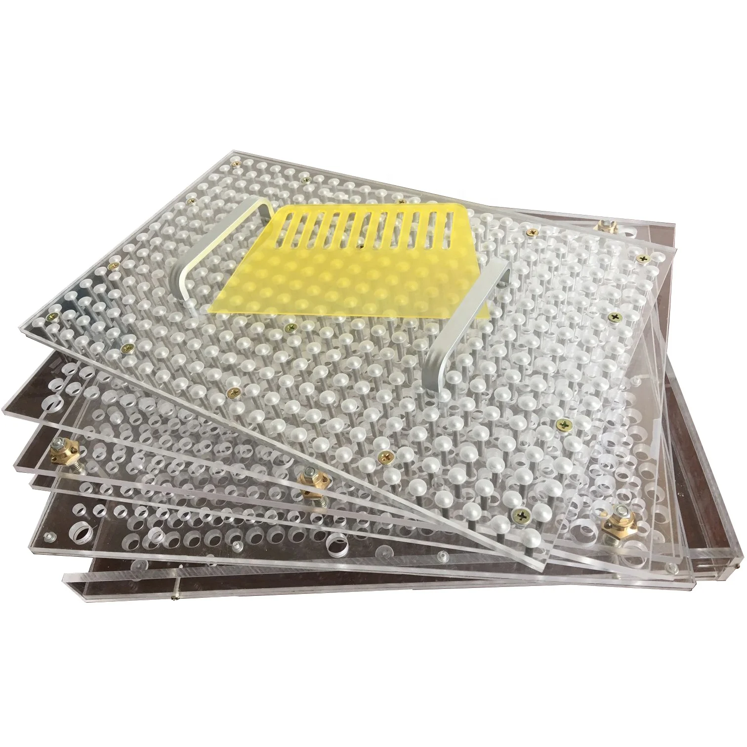 400 holes manual capsules filling board with tamping tool