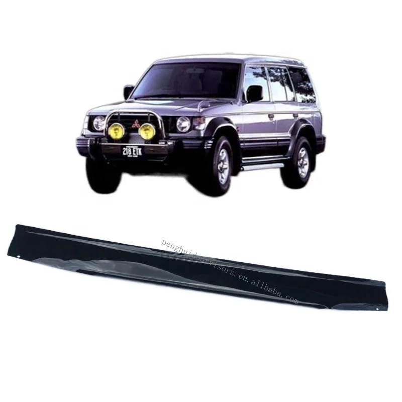 Accessories Acrylic V33 Hood Visors Guards For Mitsubishi Pajero V31 V32 1991-1998 Bonnet Guards