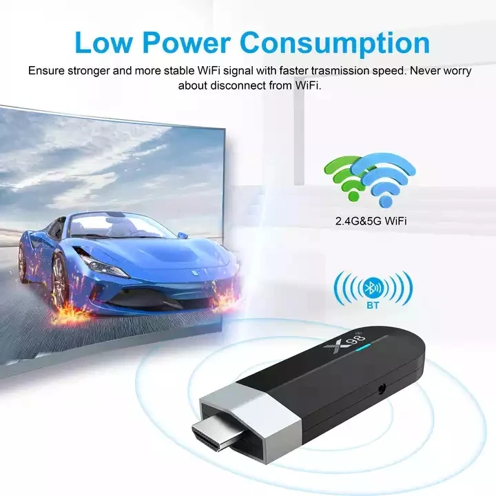 Android 11 TV Box X98S500 S905Y4 New Chip 2G 4G 16G 32G TV Stick Dongle 2.5G+5G Dual WIFI BlueT Smart Set Top Box Media Player