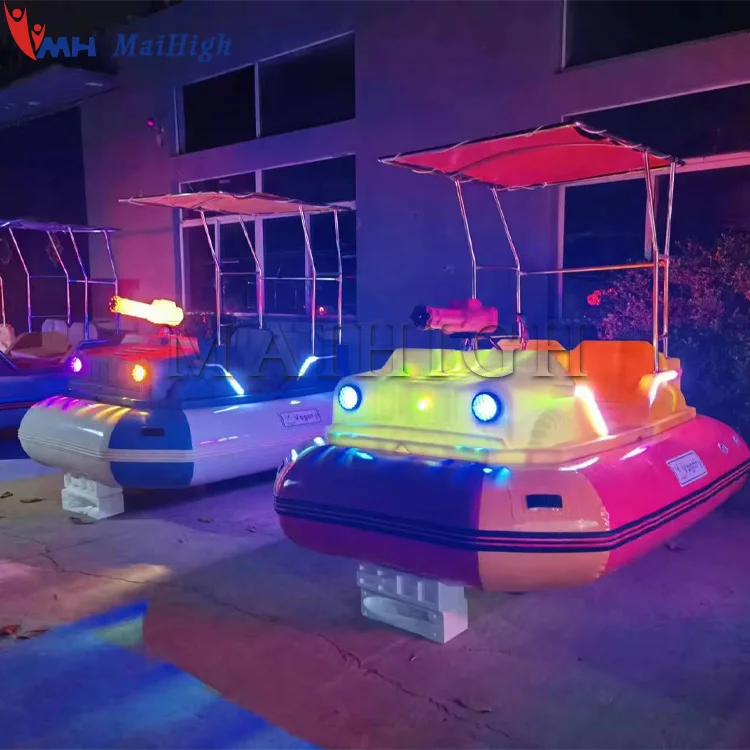 New arrival kids and adults electric bumper boat play on water electric boat