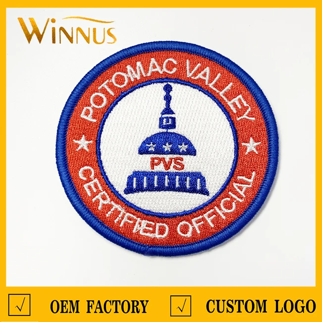 Guangdong manufacturer hockey garment fabric big embroidered iron on patches