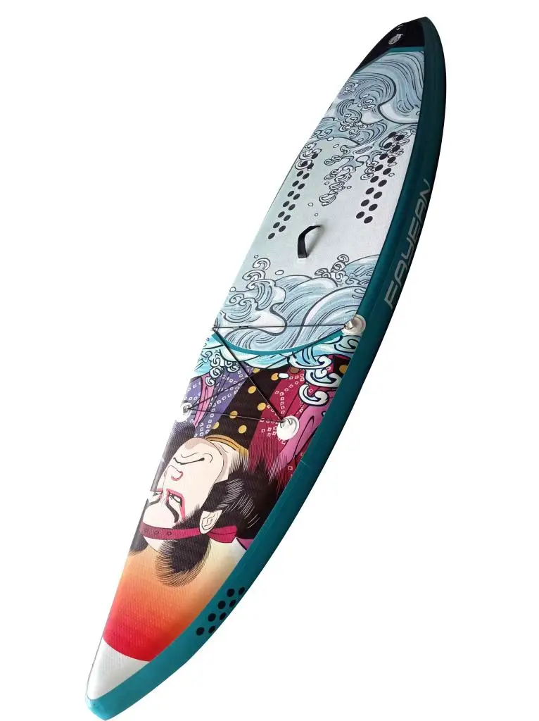 
ISUP Inflatable Paddle board with Leash Pump Paddle and Bag for Adults and Youth Sup Deck Stand Up Paddle Boards 