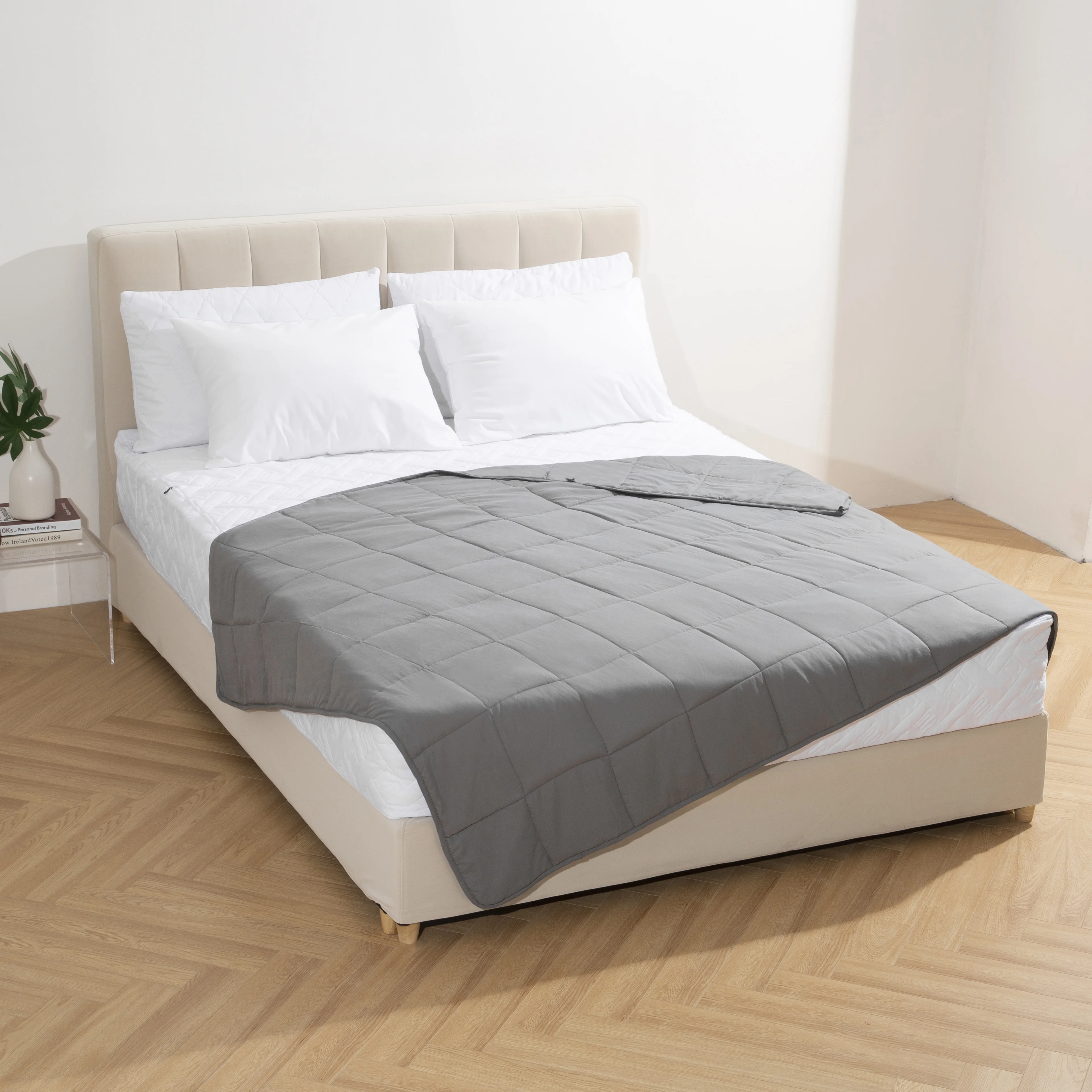 
Comfortable Customized Competitive Microfiber Gravity Blanket 10lbs/12lbs/15lbs/20lbs/25lbs Quilted weighted blanket 