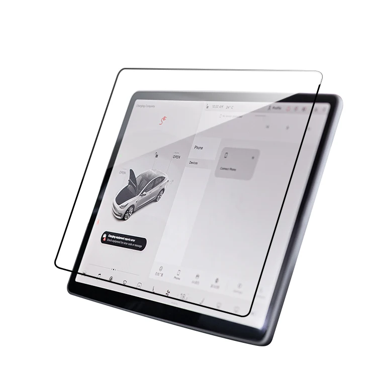 Car center console display waterproof protective film For Tesla Model 3 Tempered Glass Screen Protector