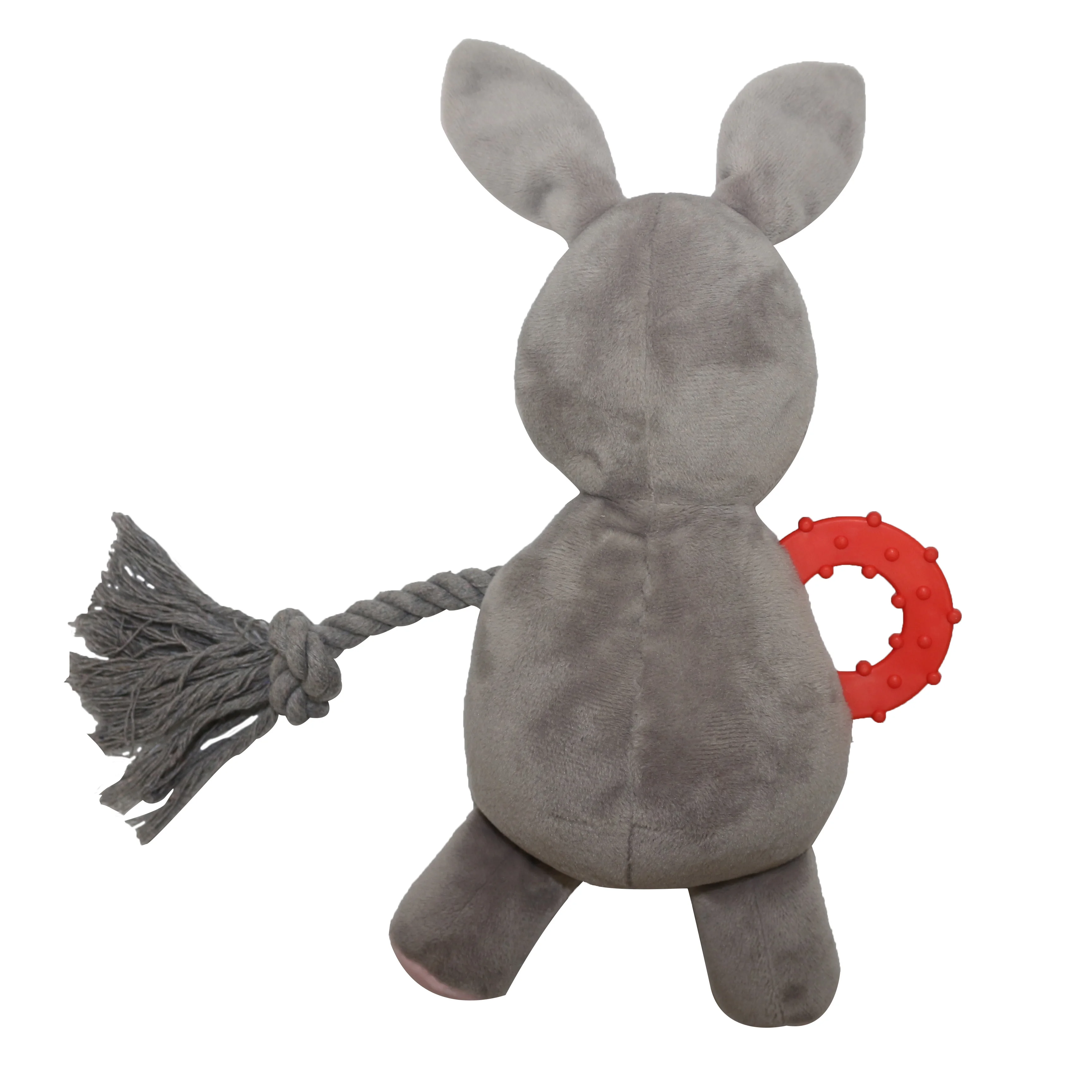 
Free Sample Stuffed & plush Toy Animal Rabbit Dog Chew Plush Disney Teeth Grinding Animal Product Squeaker Plush Dog Toys 