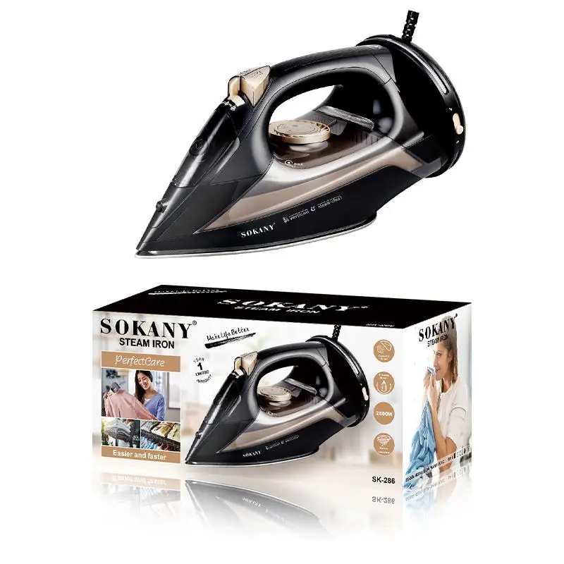 Sokany 2600W Popular Home Appliance Electric Steam Flat Iron Professional For Clothes
