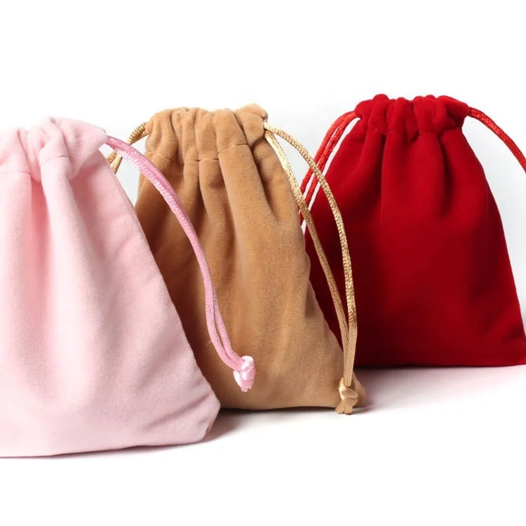 Mini Velvet Coin Bag Velvet Organza Bag Velvet Drawstring Bag for Jewelry