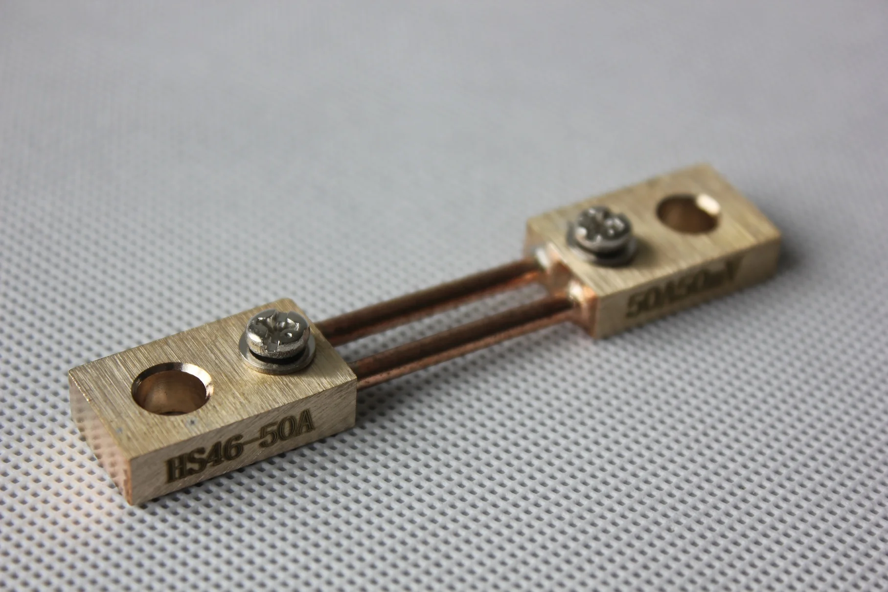 50A/50mV Manganin Copper DC Shunt 0.5 Class Measuring Shunt Resistor for Analog Ammeter