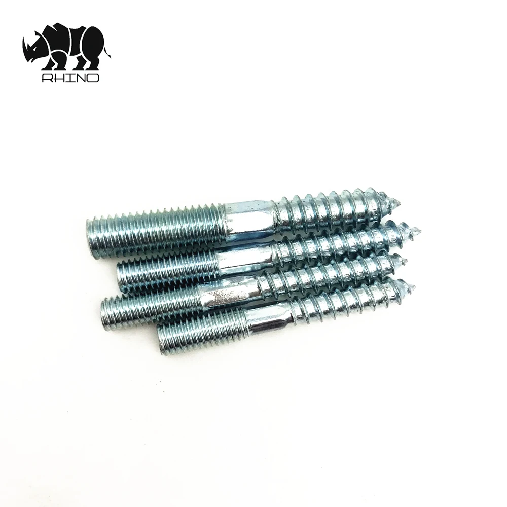 Double Threaded Tapping Screw Wood to Metric Thread Hanger bolt