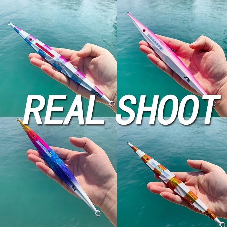 Deep Sea Slow Sinking Fishing Jig 150G200G250G300G350G400G Metal Lure For Bluefin Tuna Big Game Metal Jig Lure