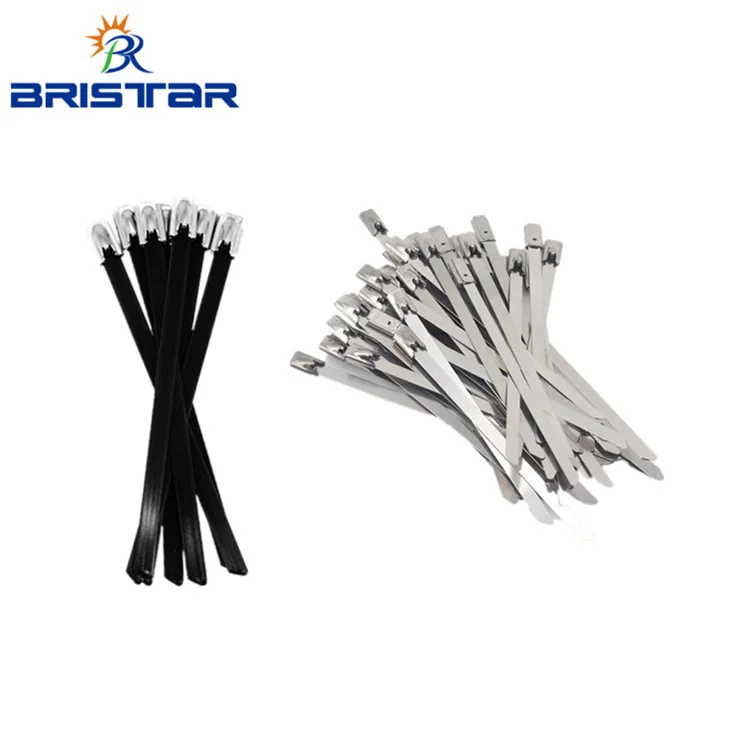 HF Adjustable Factory Supplying Pvc Nylon Stainless Steel Solar Panel Pv  Cable Tie