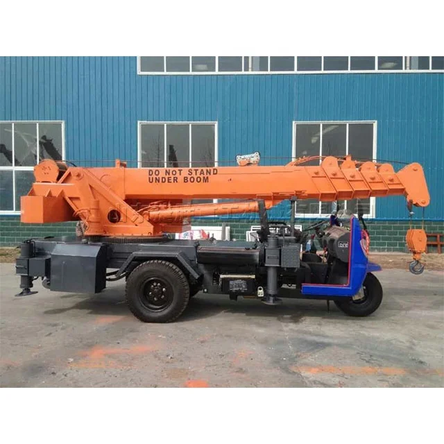 380V motor drive agricultural crane 28HP Small truck lift 32HP Cargo crane Cantilever folding hoist Shifeng brand