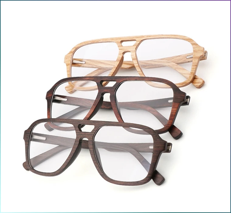 NEW Light Blocking Optical Spectacle Custom Logo Handmade Wood Frame eyeglasses eye glasses frames