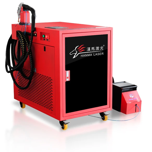 Высокоэффективный портативный сварочный аппарат для металла, высококачественный лазерный сварочный аппарат, простой в эксплуатации 1000 Вт, лазерный сварочный аппарат