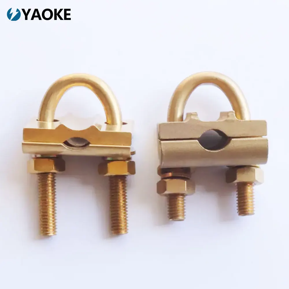 Brass  Earthing Grounding Clamp Type U