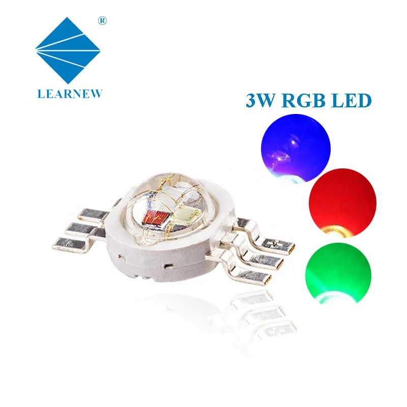 High quality customized stage light high power led chip smd 3 w rgb led diode